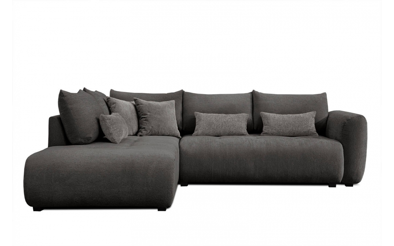 Canapé d'angle gauche convertible 5 places SORENO