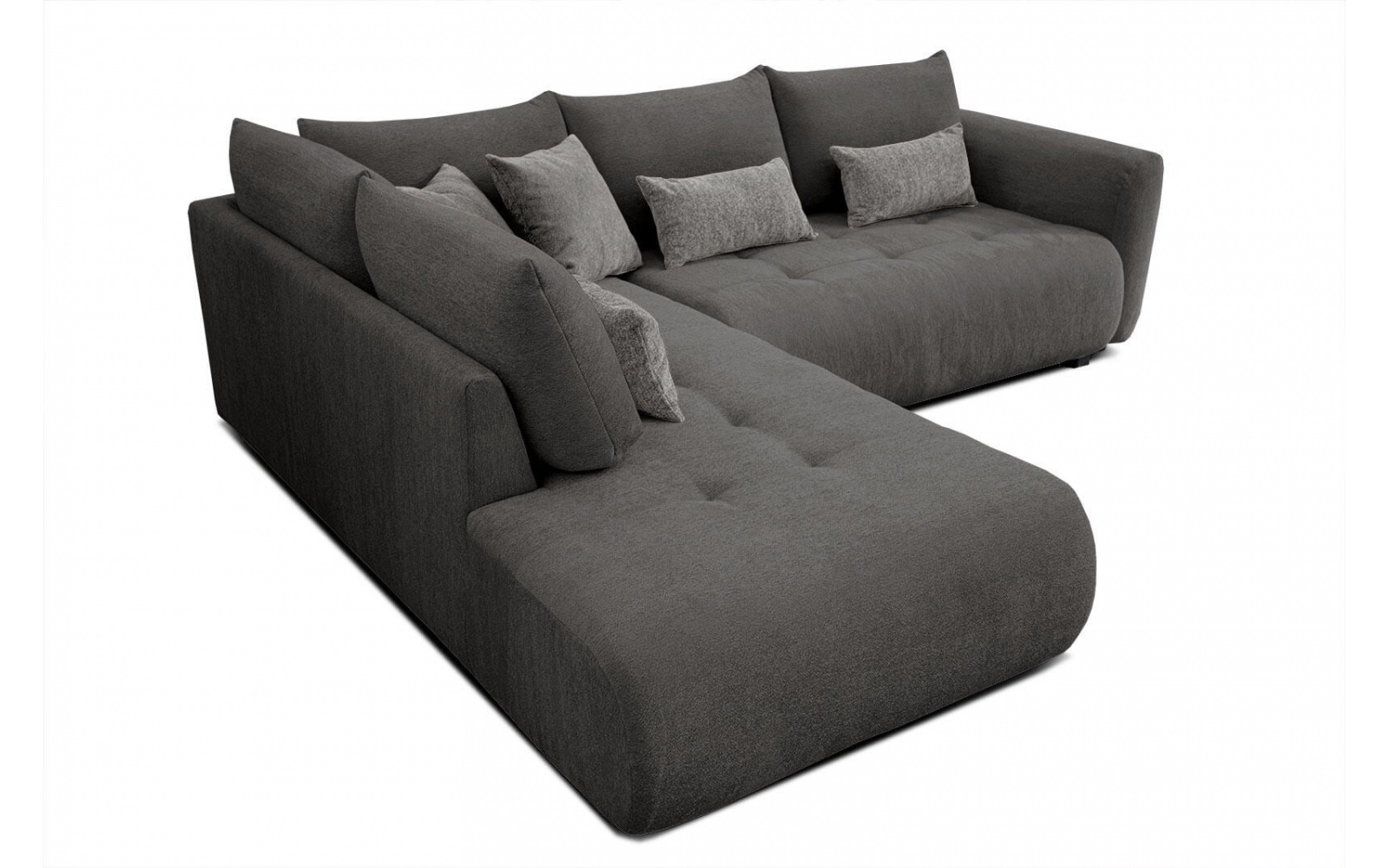 Canapé d'angle gauche convertible 5 places SORENO