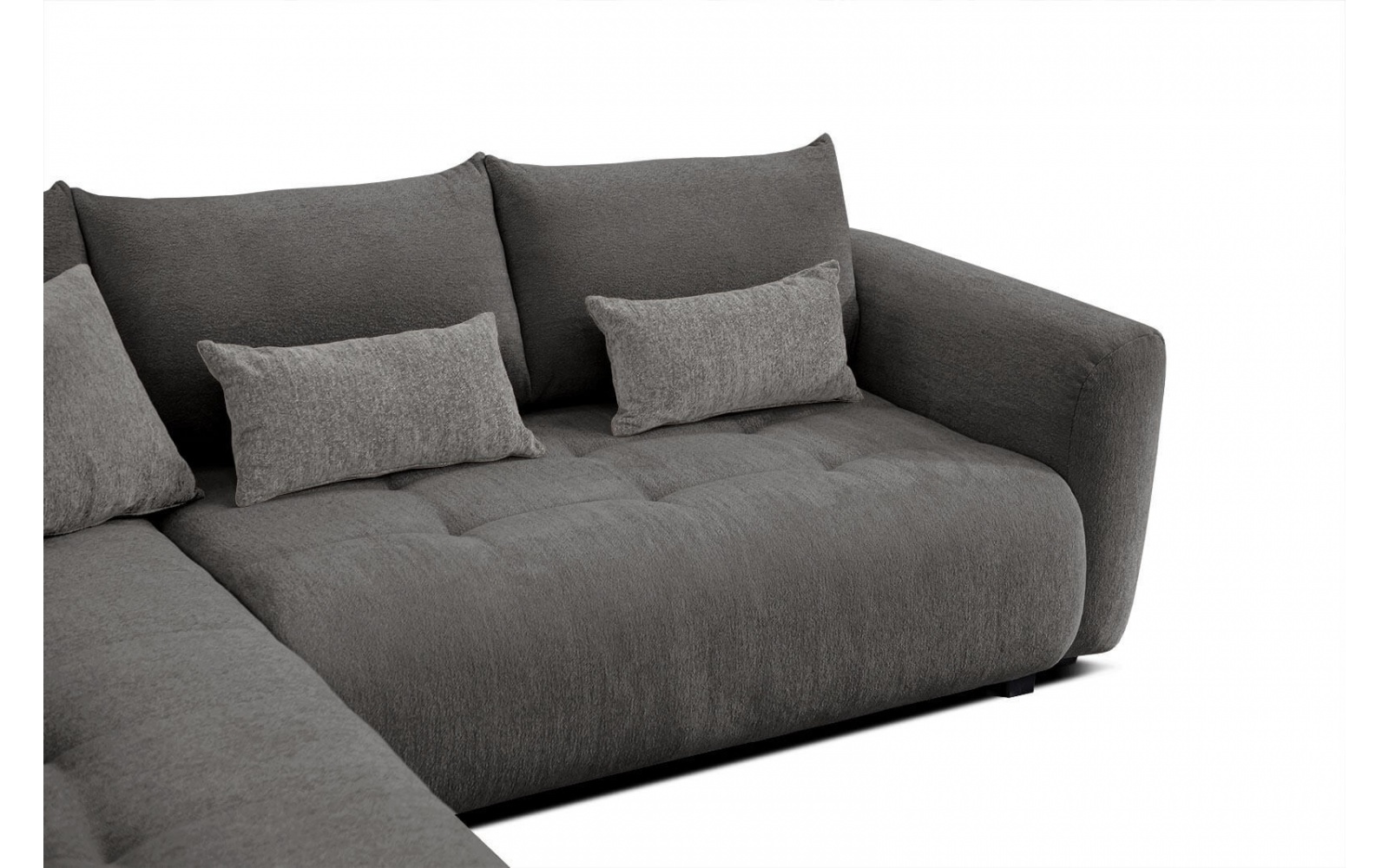 Canapé d'angle gauche convertible 5 places SORENO