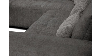 Canapé d'angle gauche convertible 5 places SORENO