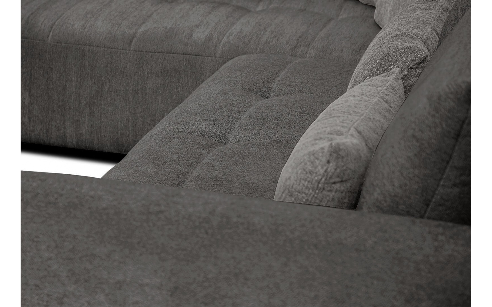 Canapé d'angle gauche convertible 5 places SORENO