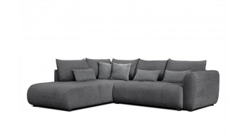 Canapé d'angle gauche convertible 5 places SORENO