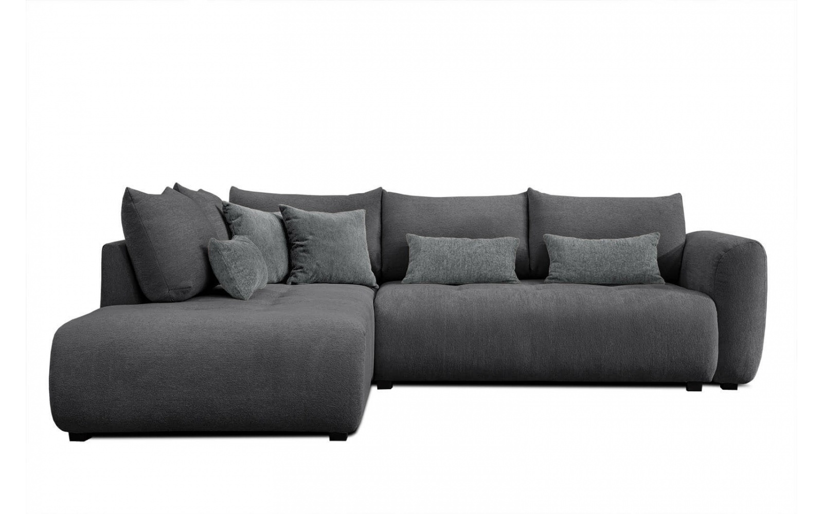 Canapé d'angle gauche convertible 5 places SORENO