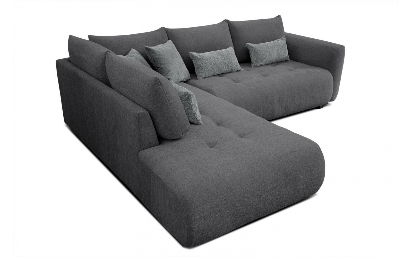 Canapé d'angle gauche convertible 5 places SORENO