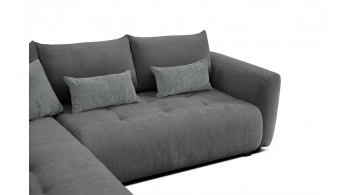 Canapé d'angle gauche convertible 5 places SORENO