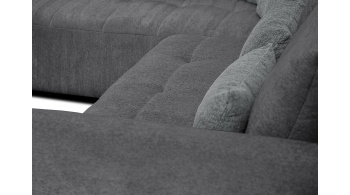 Canapé d'angle gauche convertible 5 places SORENO