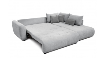 Canapé d'angle droit convertible 5 places SORENO