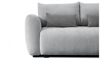 Canapé d'angle droit convertible 5 places SORENO