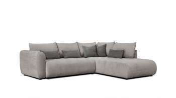 Canapé d'angle droit convertible 5 places SORENO