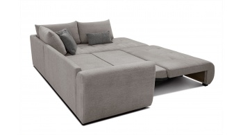 Canapé d'angle droit convertible 5 places SORENO