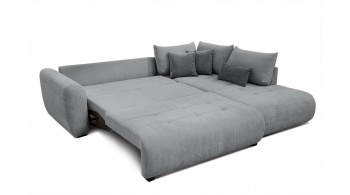 Canapé d'angle droit convertible 5 places SORENO