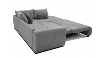 Canapé d'angle droit convertible 5 places SORENO