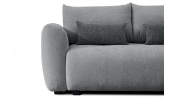 Canapé d'angle droit convertible 5 places SORENO