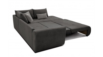 Canapé d'angle droit convertible 5 places SORENO