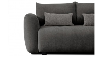 Canapé d'angle droit convertible 5 places SORENO