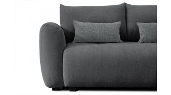 Canapé d'angle droit convertible 5 places SORENO