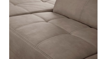 Canapé d'angle gauche avec appuis-tête réglables 5 places TAUNUS