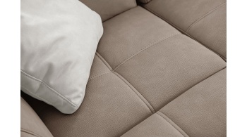 Canapé d'angle gauche avec appuis-tête réglables 5 places TAUNUS