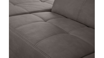 Canapé d'angle gauche avec appuis-tête réglables 5 places TAUNUS