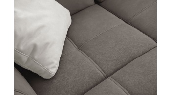 Canapé d'angle gauche avec appuis-tête réglables 5 places TAUNUS