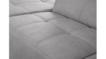 Canapé d'angle gauche avec appuis-tête réglables 5 places TAUNUS