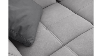 Canapé d'angle gauche avec appuis-tête réglables 5 places TAUNUS