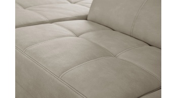 Canapé d'angle gauche avec appuis-tête réglables 5 places TAUNUS