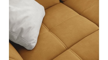 Canapé d'angle gauche avec appuis-tête réglables 5 places TAUNUS