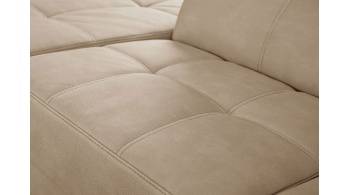 Canapé d'angle gauche avec appuis-tête réglables 5 places TAUNUS