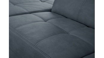 Canapé d'angle gauche avec appuis-tête réglables 5 places TAUNUS