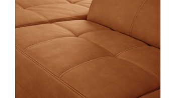 Canapé d'angle gauche avec appuis-tête réglables 5 places TAUNUS