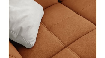 Canapé d'angle gauche avec appuis-tête réglables 5 places TAUNUS