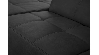 Canapé d'angle gauche avec appuis-tête réglables 5 places TAUNUS