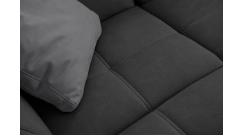 Canapé d'angle gauche avec appuis-tête réglables 5 places TAUNUS