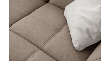 Canapé d'angle droit avec appuis-tête réglables 5 places TAUNUS