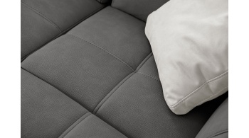 Canapé d'angle droit avec appuis-tête réglables 5 places TAUNUS