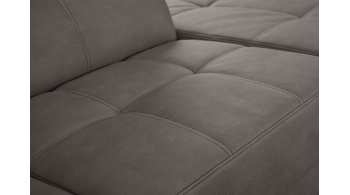 Canapé d'angle droit avec appuis-tête réglables 5 places TAUNUS