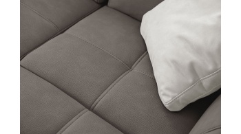 Canapé d'angle droit avec appuis-tête réglables 5 places TAUNUS