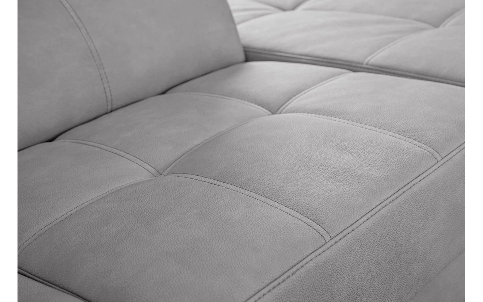 Canapé d'angle droit avec appuis-tête réglables 5 places TAUNUS