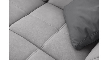 Canapé d'angle droit avec appuis-tête réglables 5 places TAUNUS