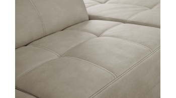 Canapé d'angle droit avec appuis-tête réglables 5 places TAUNUS