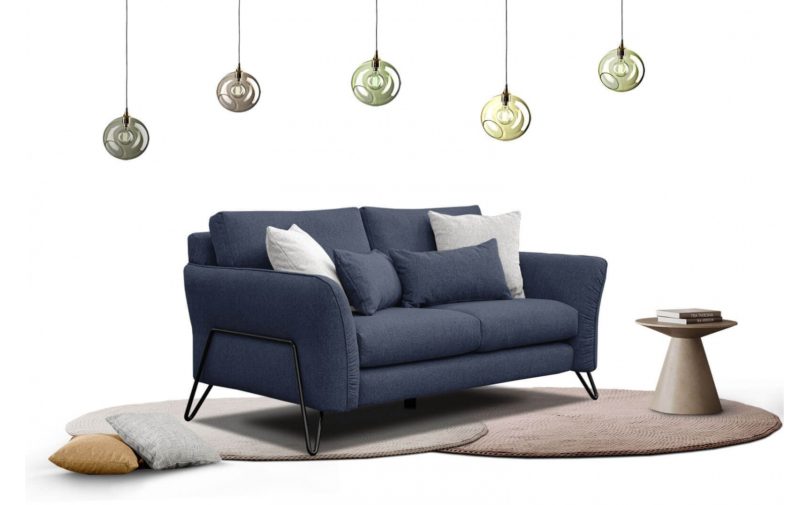 Canapé droit 2 places LOREM