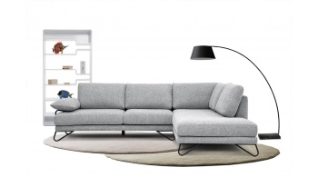 Canapé d'angle droit 5 places LORI