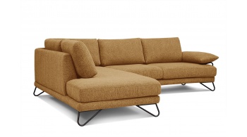 Canapé d'angle gauche 5 places LORI