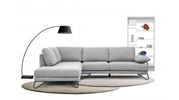 Canapé d'angle gauche 5 places LORI