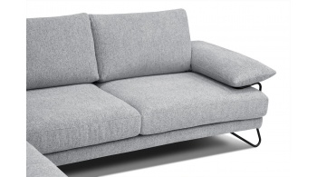 Canapé d'angle gauche 5 places LORI