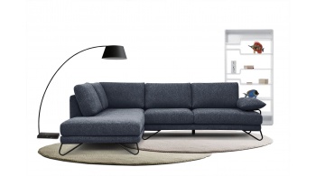 Canapé d'angle gauche 5 places LORI