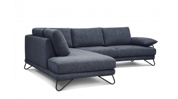 Canapé d'angle gauche 5 places LORI