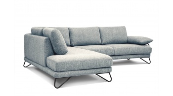 Canapé d'angle gauche 5 places LORI
