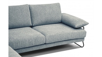 Canapé d'angle gauche 5 places LORI